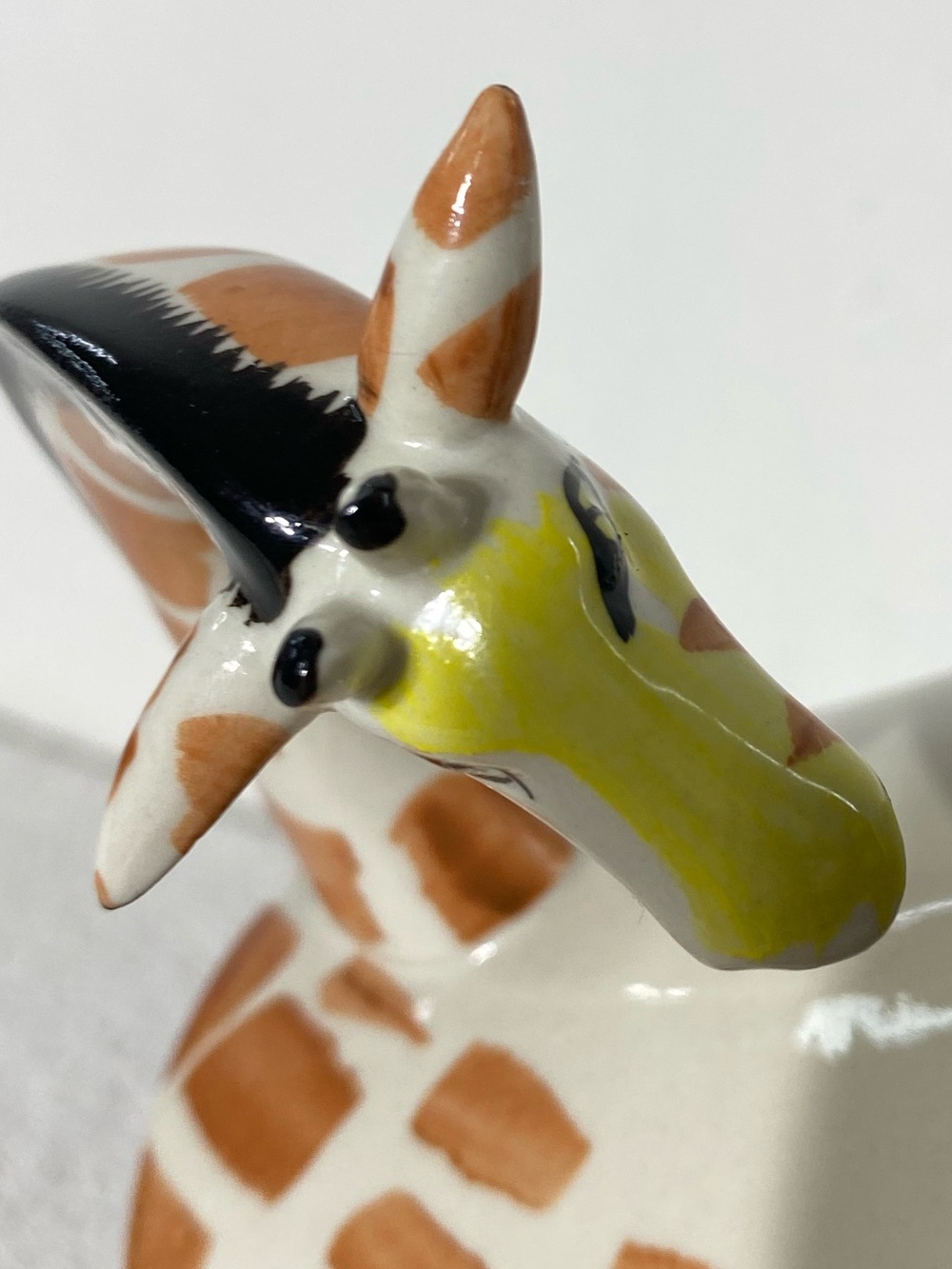 Pier 1 Imports Hand Painted 3D Giraffe Neck Handle Ceramic Coffee Mug - Picture 10 of 13